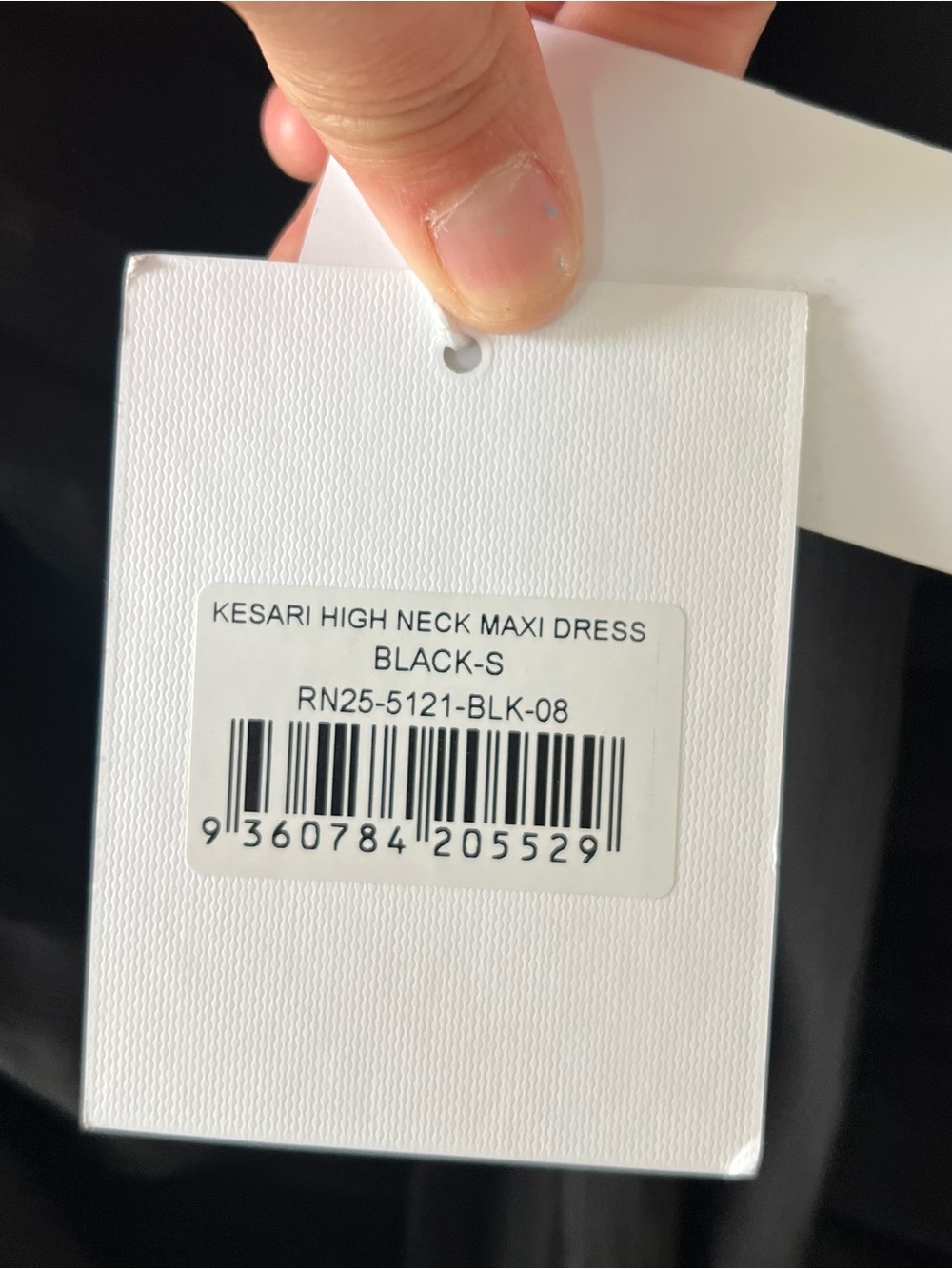 RUNAWAY THE LABEL | NWT Kesari High Neck Maxi Dress in Black | S - Picture 5 of 5